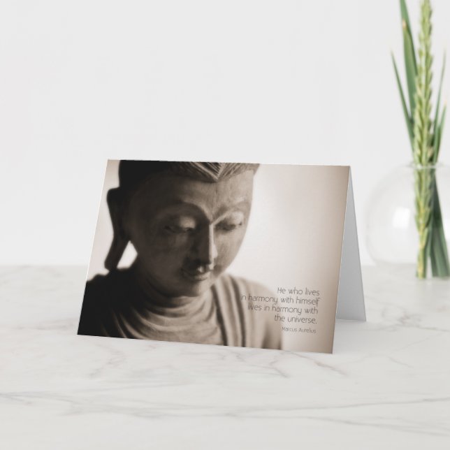 Buddha ・ Inspirationskarte Karte (Vorderseite)
