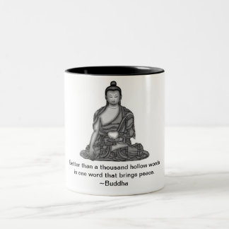 Buddha-Klugheit Zweifarbige Tasse