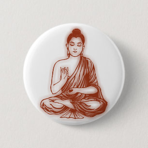Buddha-Knopf Button
