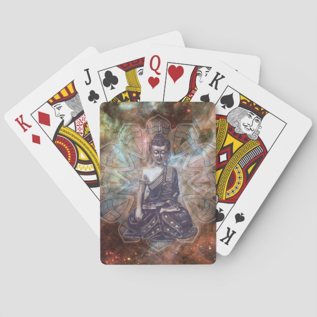 Buddha Kosmische Medizin Spielkarten (Rückseite)