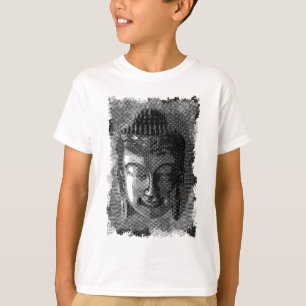 Buddha Lächeln I - halb schwarz + Ihre Ideen T-Shirt