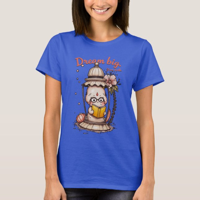 Buddha Lantern Design T-Shirt (Vorderseite)