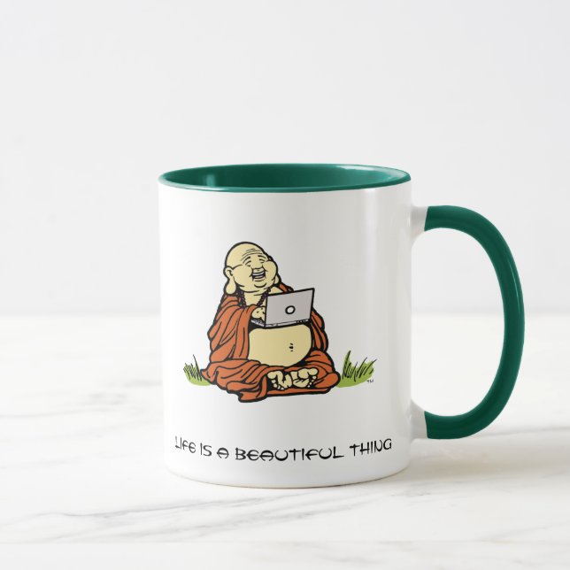 Buddha-Laptop-Tasse Tasse (Rechts)