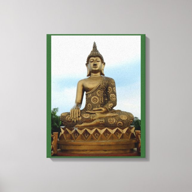 Buddha-Leinwand-Druck Leinwanddruck (Vorderseite)