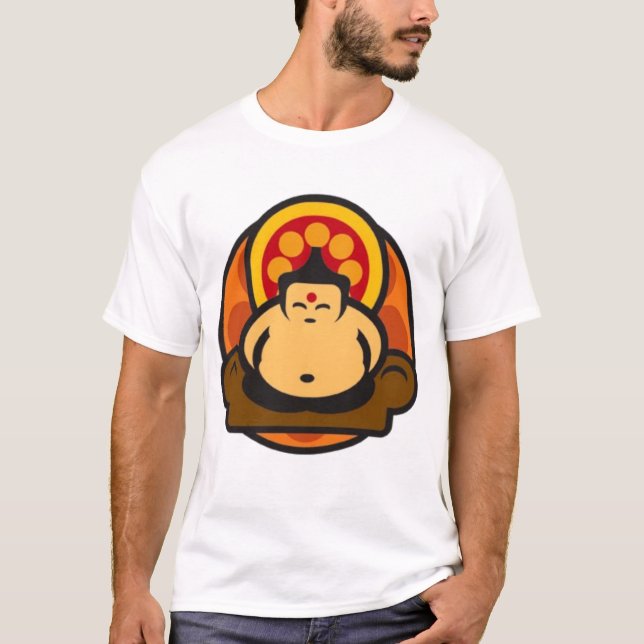 Buddha-Logo-Männer T-Shirt (Vorderseite)