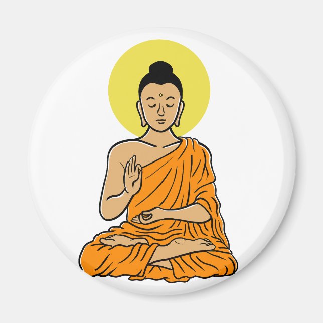 Buddha-Magnet Magnet (Vorne)