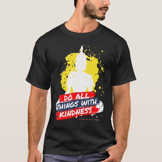 Buddha Mandala Buddhist Gautama Buddhismus Liebe K T-Shirt (Vorderseite)