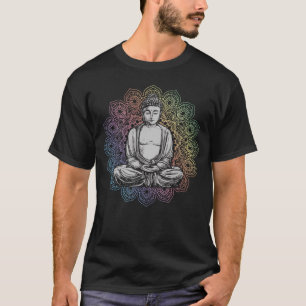 Buddha Mandala Yoga Spiritueller Buddhismus T-Shirt