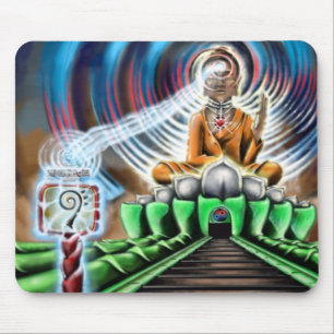 Buddha-Mausunterlage Mousepad