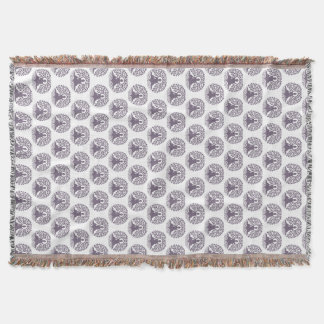 Buddha Meditation Lavender Pattern Decke