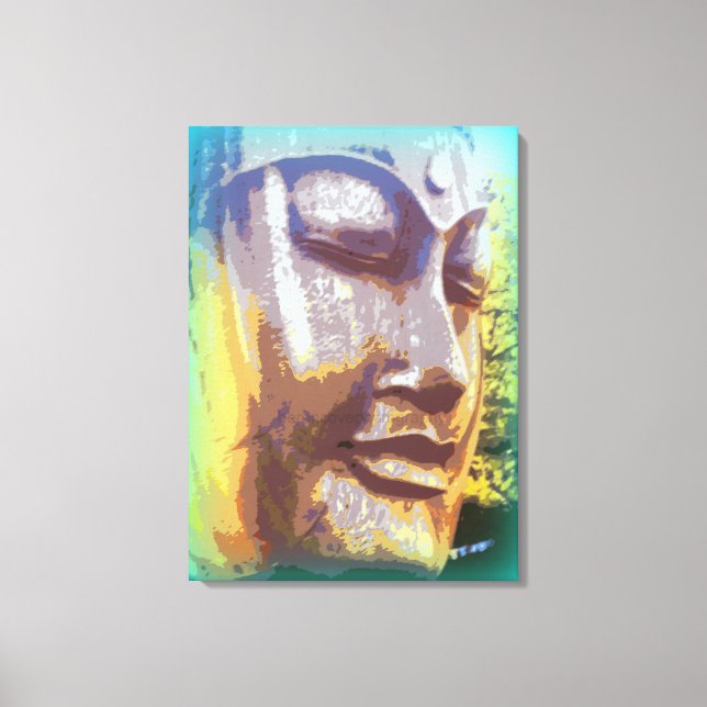 Buddha-Meditation Leinwanddruck (Vorderseite)