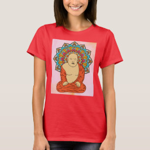 Buddha Meditation Mandala Retro T-Shirt