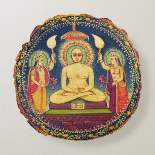 Buddha Meditation mit Yoga Rundes Kissen