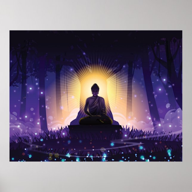Buddha Meditation Poster (Vorne)