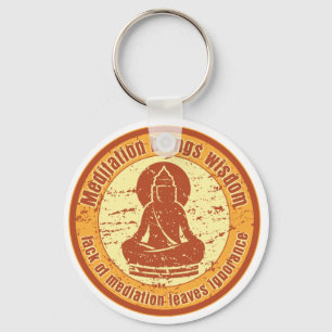 Buddha-Meditations-Klugheit Schlüsselanhänger