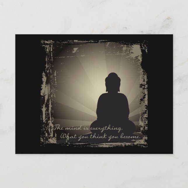 Buddha Mind ist alles Postkarte (Vorderseite)