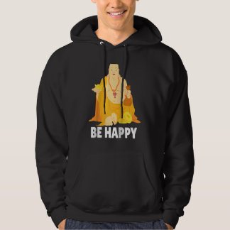 Buddha Monk Namaste Praying Pray Smile Happy Laugh Hoodie