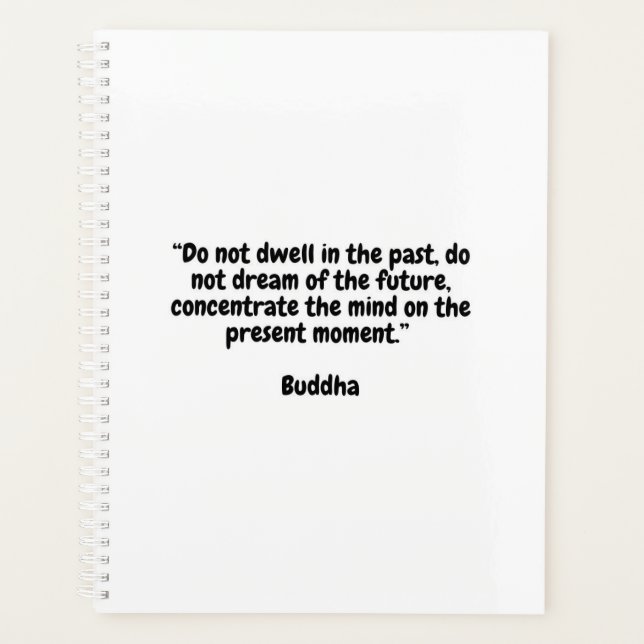 Buddha Motivierend Planner Planer (Vorderseite)