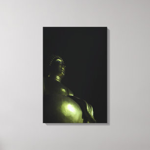 Buddha Nacht Leinwanddruck