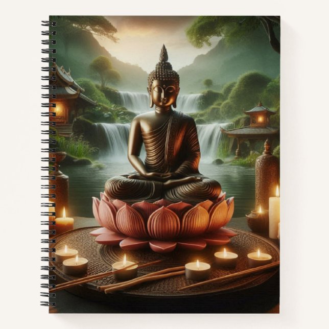 Buddha Notizbuch (Vorderseite)