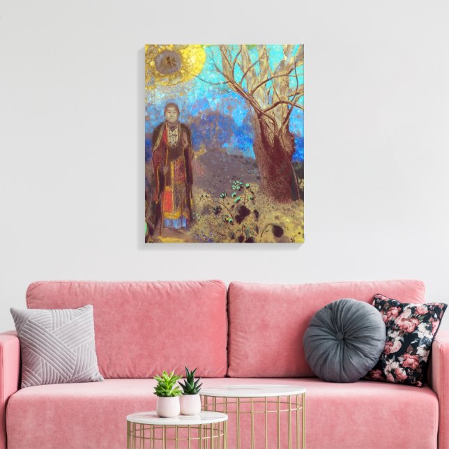 Buddha | Odilon Redon | Leinwanddruck (Insitu (Wohnzimmer))