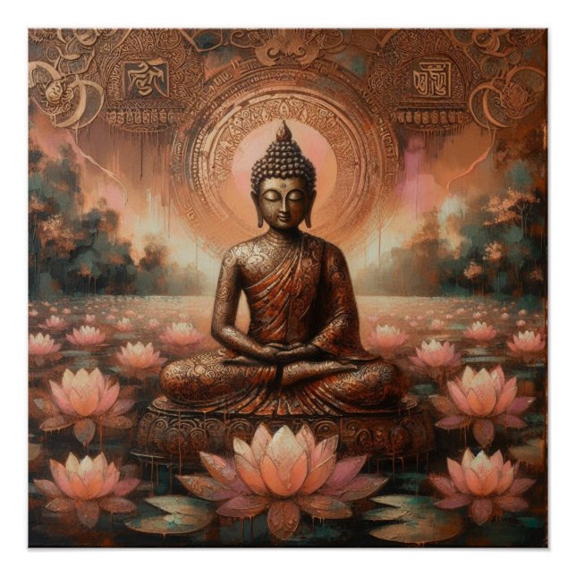 BUDDHA ÖL-MALERIN #27 POSTER (Vorderseite)