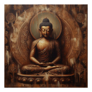 BUDDHA ÖL-MALETTE #10 POSTER