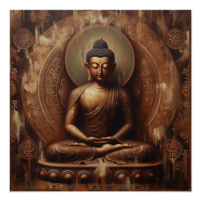 BUDDHA ÖL-MALETTE #10 POSTER (Vorderseite)