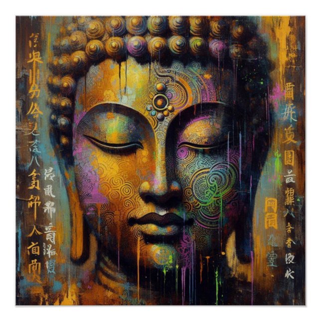 BUDDHA ÖL-MALETTE #15 POSTER (Vorderseite)