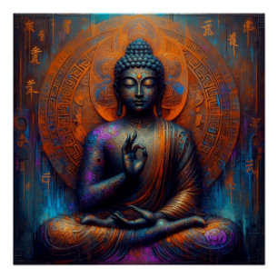 BUDDHA ÖL-MALETTE #19 POSTER