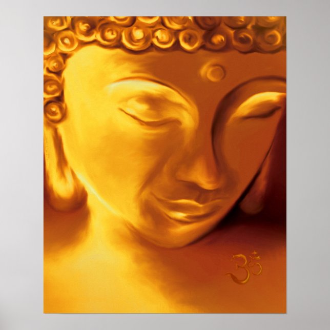 Buddha & Om Poster (Vorne)