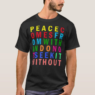 Buddha Peace Rainbow Inspiration T-Shirt