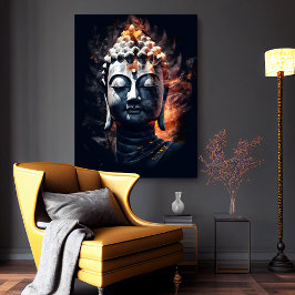 Buddha-Portrait | Digital Art Poster