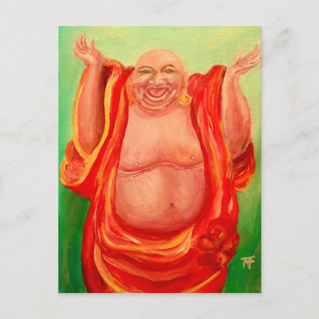 Buddha Postkarte (Vorderseite)