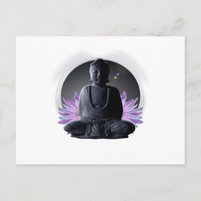 Buddha Postkarte (Vorderseite)