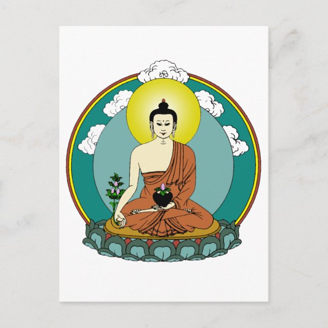 Buddha Postkarte (Vorderseite)