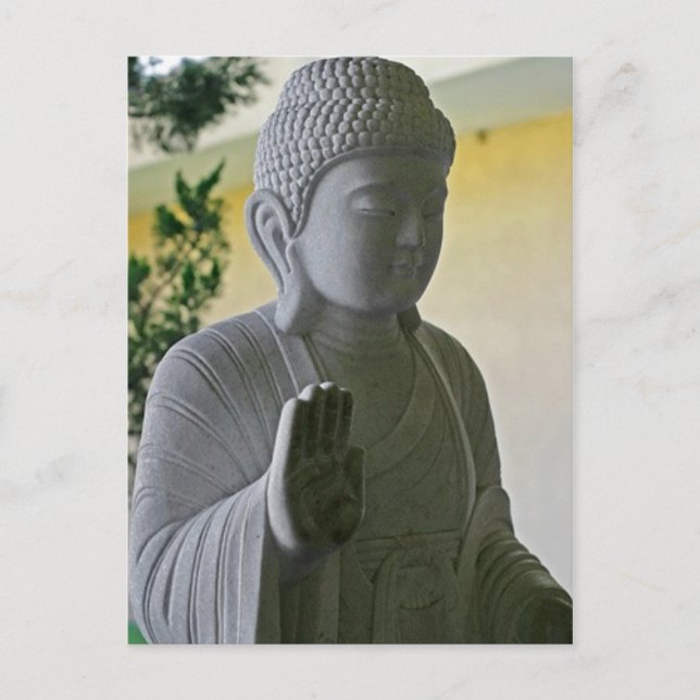 Buddha Postkarte (Vorderseite)
