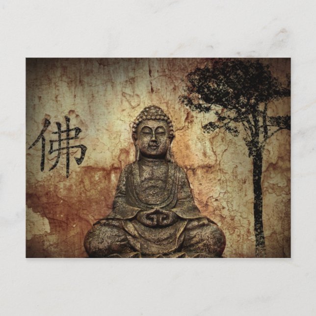 Buddha Postkarte (Vorderseite)