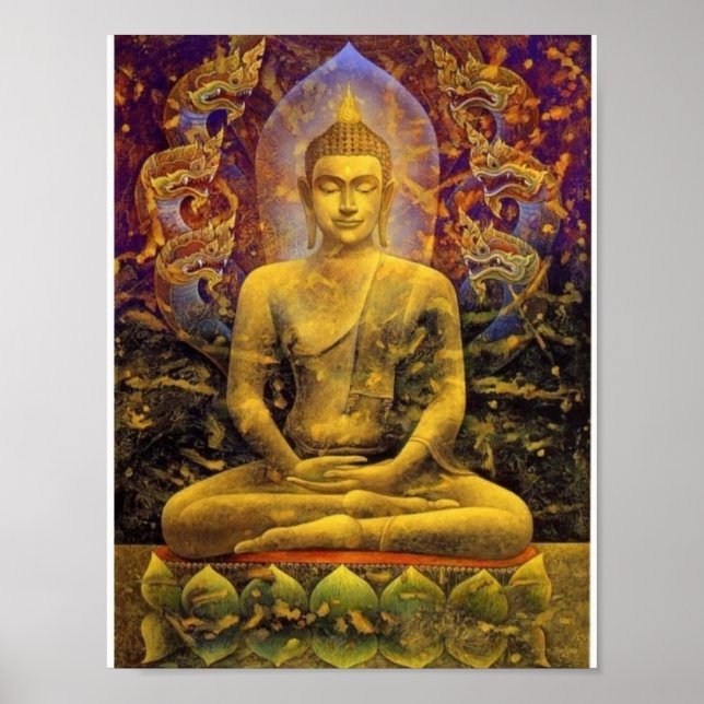 Buddha Print Poster (Vorne)