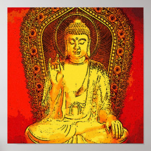 Buddha Print Poster