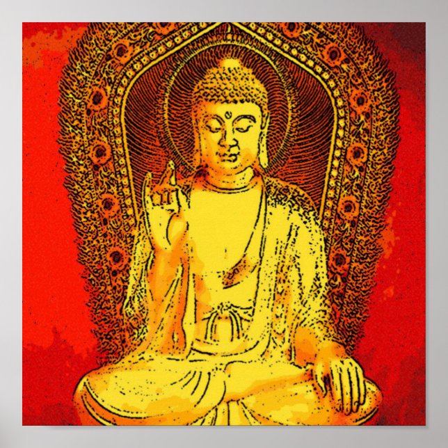 Buddha Print Poster (Vorne)