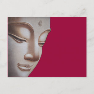 Buddha-Profil Postkarte