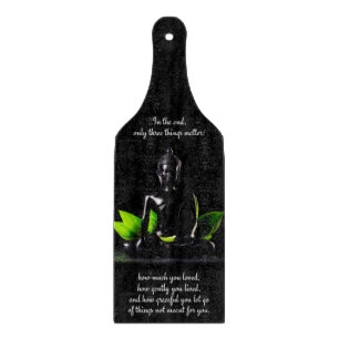 Buddha Quote 3 Schneidebrett