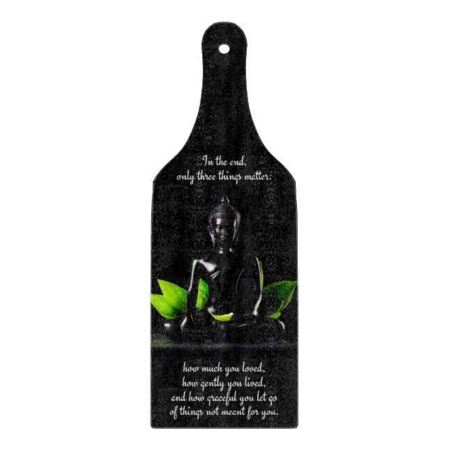 Buddha Quote 3 Schneidebrett (Vorderseite)