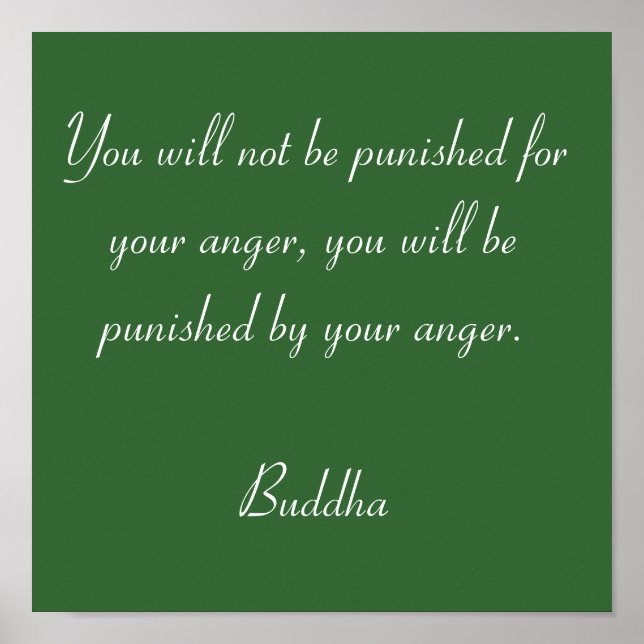 Buddha Quotes #3 Poster (Vorne)