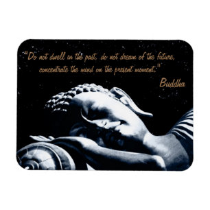 Buddha Quotes & SchlafBuddha unter Sternen /Traum Magnet