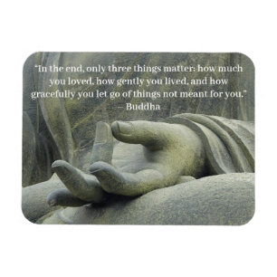 Buddha Quotierregeln für das Leben nach Erinnerun Magnet