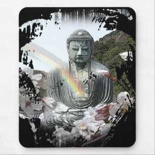 Buddha-Regenbogen Mousepad