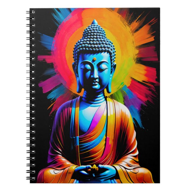 Buddha - Ruhestätten Notizblock (Vorderseite)