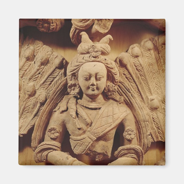 Buddha Sakyamuni, aus Tumshuq 6.-7. Jahrhundert Magnet (Vorne)